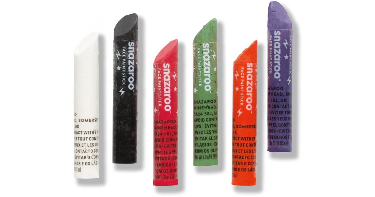 FACE PAINT STICKS HALLOWEEN Snazaroo 6 Colors ?? Stationery