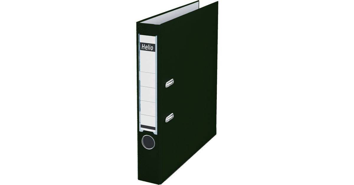 Lever Arch File 55mm Helio A4 - Black · Stationery