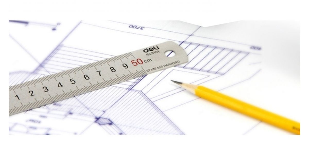 50 Ruler Metal Ruler Deli 50cm · Stationery